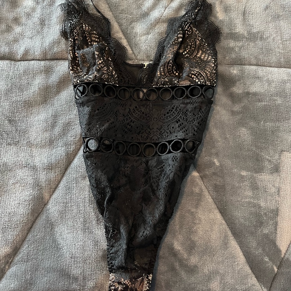 VS lacey black lingerie